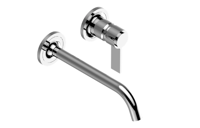 Graff - Pantheon Wall-Mounted Lavatory Faucet with Single Handle - Trim Only