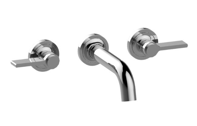 Graff - Pantheon Wall-Mounted Roman Tub Faucet with Two Handles - Trim Only