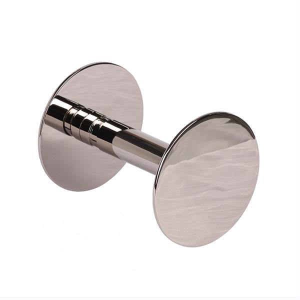 Lacava - Arch Wall-Mount Toilet Paper Holder Made Of Chrome Plated Brass. Diam: 4 Inch, D: 4 3/4 Inch.