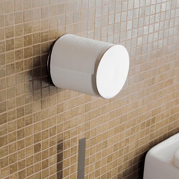 Lacava - Arch Wall-Mount Toilet Paper Holder Made Of Chrome Plated Brass. Diam: 4 Inch, D: 4 3/4 Inch.