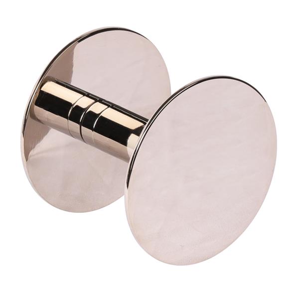 Lacava - Arch Wall-Mount Towel Hook Made Of Chrome Plated Brass. Diam: 4 Inch, D: 3 1/4 Inch.