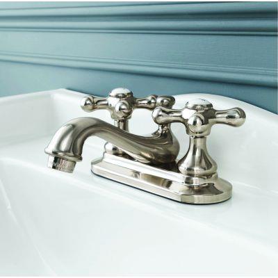 Maidstone - Charlotte Centerset Bathroom Sink Faucet - Metal Cross Handles
