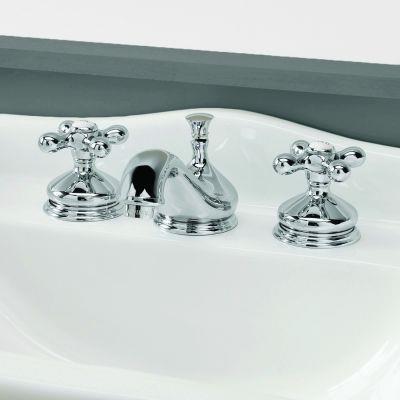 Maidstone - Camilla Widespread Bathroom Sink Faucet - Metal Cross Handles