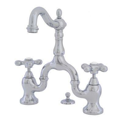Maidstone - Bellmont Bridge Bathroom Sink Faucet - Metal Cross Handles