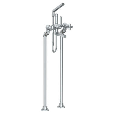 Watermark - Chelsea Floor Standing Bath Set with Hand Shower