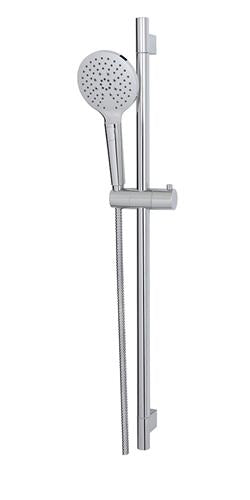 Aquabrass - Complete Round Shower Rail - 3 Functions