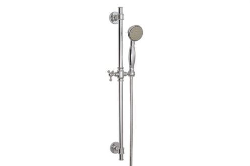 Aquabrass - Complete Round  Shower Rail - 5 Functions