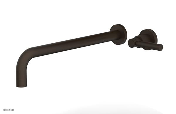 Phylrich - Basic 14 Inch Single Handle Wall Lavatory Set - Lever Handle