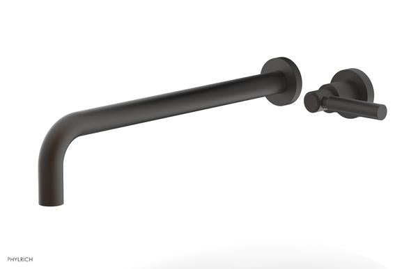 Phylrich - Basic 14 Inch Single Handle Wall Lavatory Set - Lever Handle