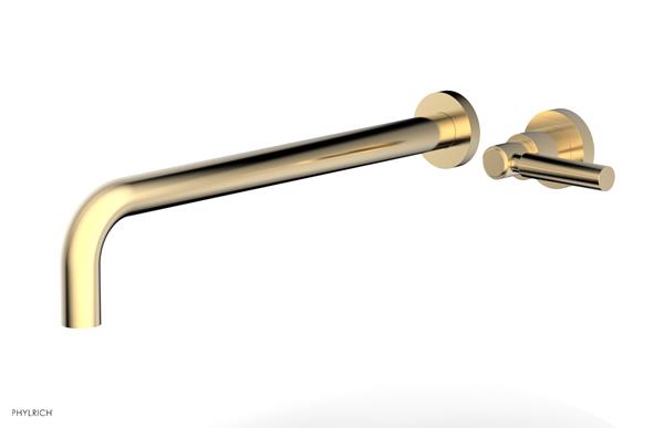 Phylrich - Basic 14 Inch Single Handle Wall Lavatory Set - Lever Handle
