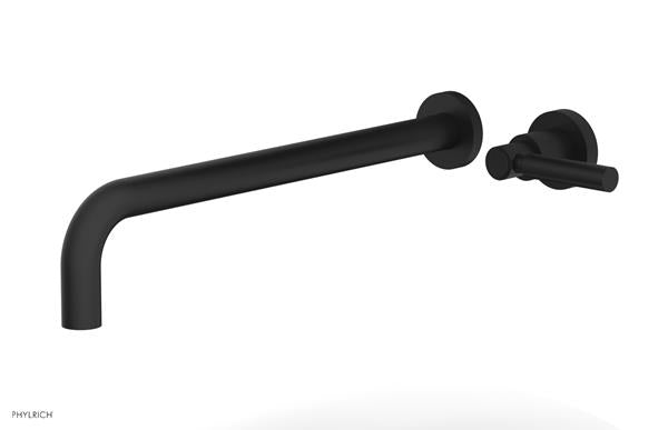Phylrich - Basic 14 Inch Single Handle Wall Lavatory Set - Lever Handle