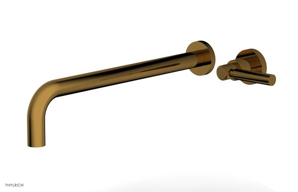 Phylrich - Basic 14 Inch Single Handle Wall Lavatory Set - Lever Handle