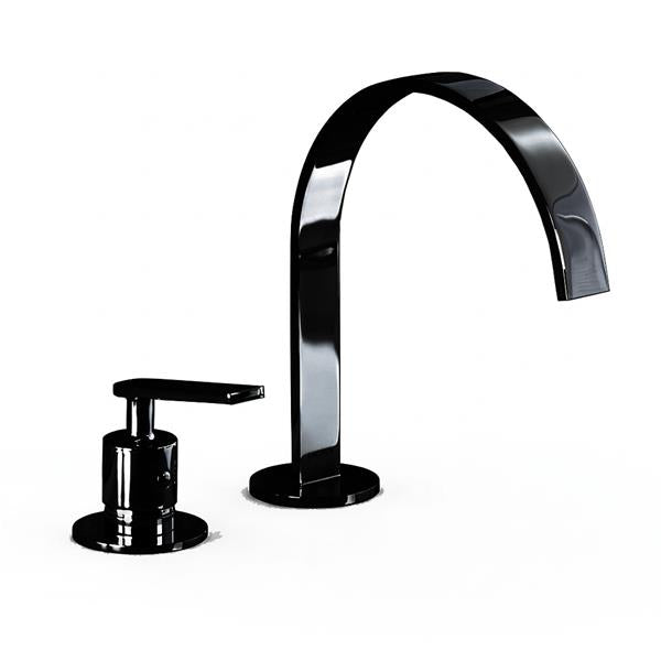 Lacava - Arch Deck-Mount Two-Hole Faucet With An Arch Spout, Lever Handle, Drain Not Included