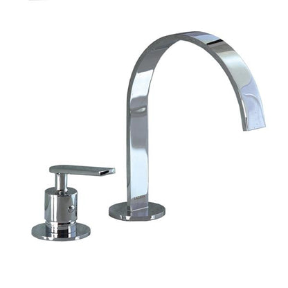 Lacava - Arch Deck-Mount Two-Hole Faucet With An Arch Spout, Lever Handle, Drain Not Included