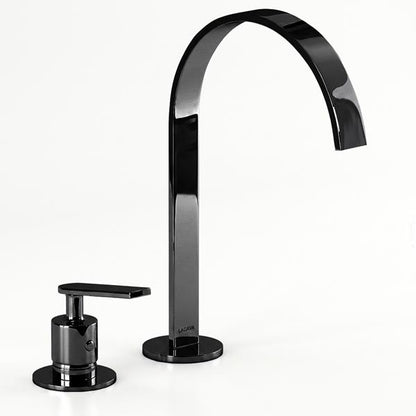 Lacava - Arch Deck-Mount Two-Hole Faucet With An Arch Spout, Knob Handle, Drain Not Included