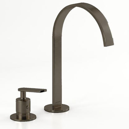 Lacava - Arch Deck-Mount Two-Hole Faucet With An Arch Spout, Knob Handle, Drain Not Included