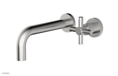 Phylrich - Basic 7-1/2 Inch Single Handle Wall Lavatory Set - Tubular Cross Handle