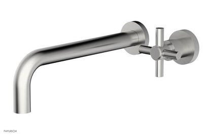 Phylrich - Basic 10 Inch Single Handle Wall Lavatory Set - Tubular Cross Handle