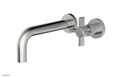 Phylrich - Basic 7-1/2 Inch Single Handle Wall Lavatory Set - Cross Blade Handles