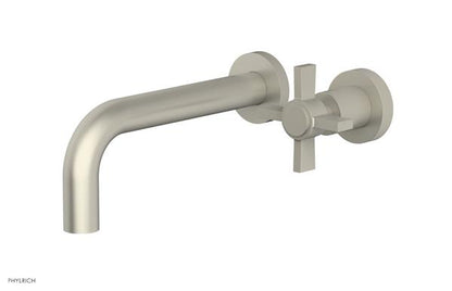 Phylrich - Basic 7-1/2 Inch Single Handle Wall Lavatory Set - Cross Blade Handles