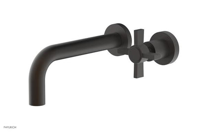 Phylrich - Basic 7-1/2 Inch Single Handle Wall Lavatory Set - Cross Blade Handles