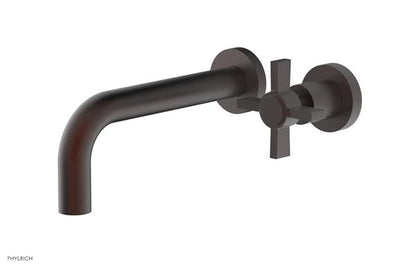 Phylrich - Basic 7-1/2 Inch Single Handle Wall Lavatory Set - Cross Blade Handles