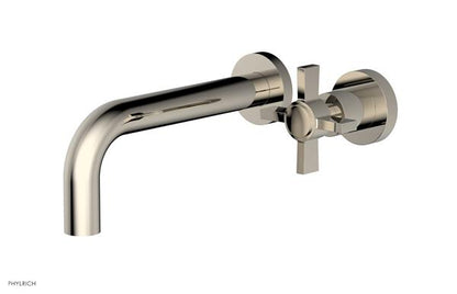 Phylrich - Basic 7-1/2 Inch Single Handle Wall Lavatory Set - Cross Blade Handles