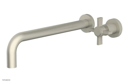 Phylrich - Basic 12 Inch Single Handle Wall Lavatory Set - Blade Cross Handle