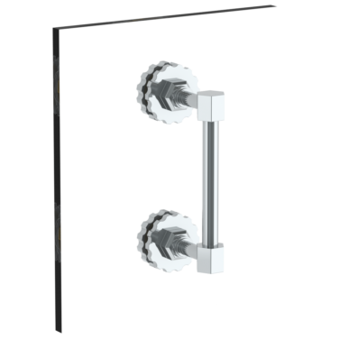 Watermark - James 6 Inch shower door pull/ glass mount towel bar