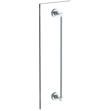 Watermark - James 24 Inch shower door pull/ glass mount towel bar