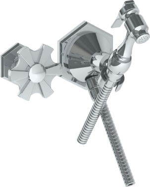 Watermark - James Wall Mounted Bidet Spray Set & Progressive Mixer with 49 Inch hose