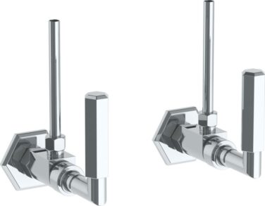 Watermark - James Lavatory Angle Stop Kit -1/2 Inch Compression x 3/8 Inch OD Compression