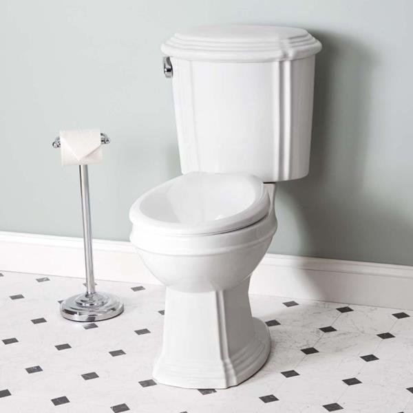 Maidstone - Round Two-Piece Toilet - White