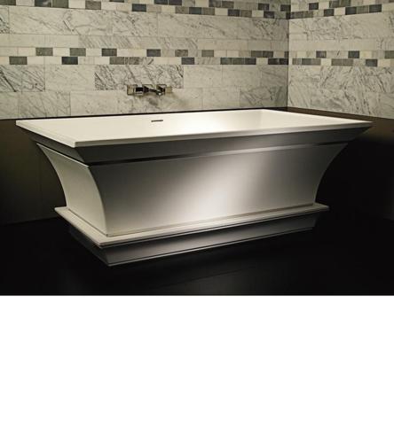 MTI - Intarcia Sculpturestone Freestanding Bathtub W/Inverted Pedestal (67X40)
