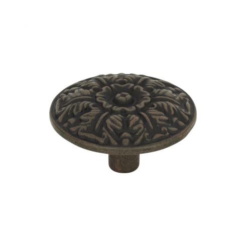Atlas Homewares - Hammered Medallion 1-1/2 Inch Diameter Round Knob