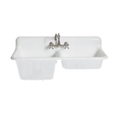 Maidstone - 47 Inch High Back Cast Iron Sink