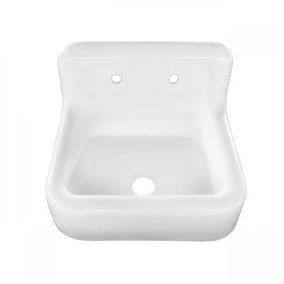 Maidstone - 25 Inch Cast Iron High Back Sink