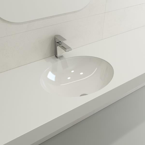 Bocchi - Parma Undermount Sink Fireclay 22 in. with Overflow