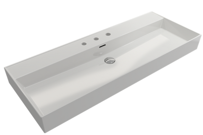 Bocchi - Milano Wall-Mounted Sink Fireclay 47.75 inch with Overflow
