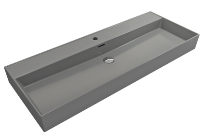 Bocchi - Milano Wall-Mounted Sink Fireclay 47.75 inch with Overflow