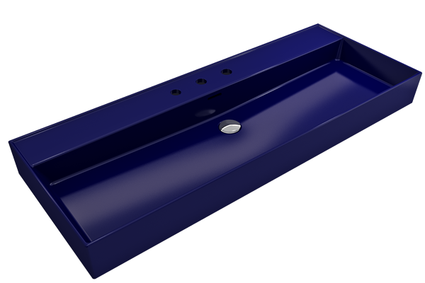 Bocchi - Milano Wall-Mounted Sink Fireclay 47.75 inch with Overflow