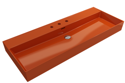 Bocchi - Milano Wall-Mounted Sink Fireclay 47.75 inch with Overflow