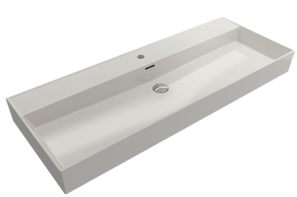 Bocchi - Milano Wall-Mounted Sink Fireclay 47.75 inch with Overflow