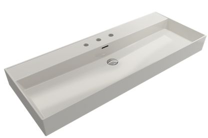 Bocchi - Milano Wall-Mounted Sink Fireclay 47.75 inch with Overflow