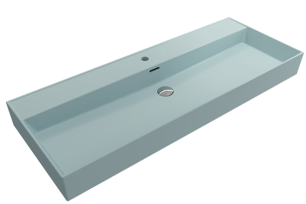 Bocchi - Milano Wall-Mounted Sink Fireclay 47.75 inch with Overflow
