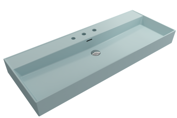 Bocchi - Milano Wall-Mounted Sink Fireclay 47.75 inch with Overflow