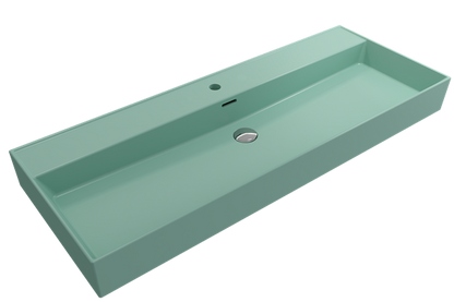 Bocchi - Milano Wall-Mounted Sink Fireclay 47.75 inch with Overflow