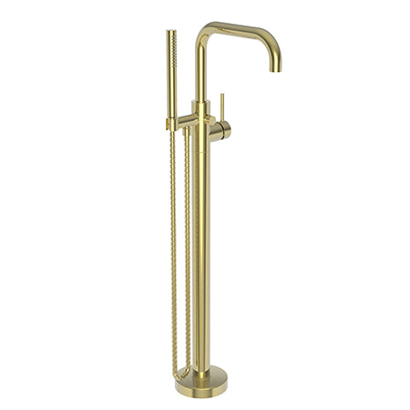 Newport Brass - East Square Exposed Tub and Hand Shower Set - Free Standing