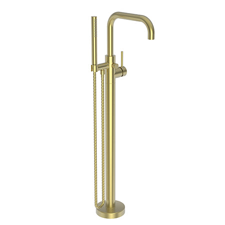 Newport Brass - East Square Exposed Tub and Hand Shower Set - Free Standing