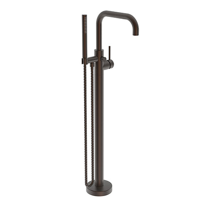 Newport Brass - East Square Exposed Tub and Hand Shower Set - Free Standing